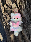 Rainbow Forest Sprite: Handmade Bat Kitty Charm
