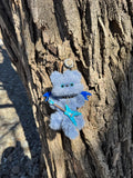 Rockabilly Blues Sprite: Handmade Bat Kitty Charm
